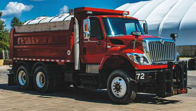 Lucas County Engineer’s trucker with new liquid brine applicator paid for by H2Ohio grant. Photo courtesy of Lucas County Engineer’s office