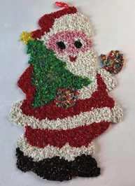 Popcorn plastic decorations, such as this, are being sought for the holiday display.