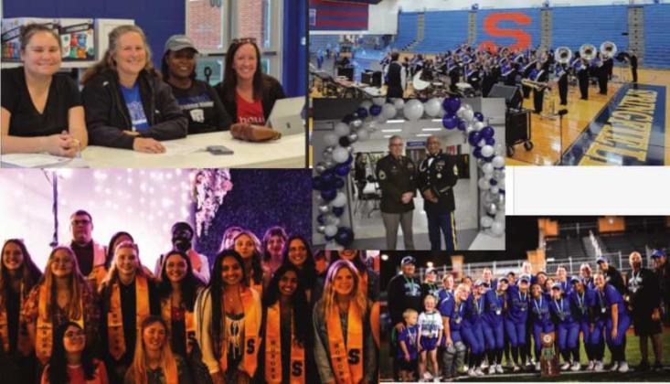 Shown are the academic and activity boosters, band, JROTC cadre, honors dinner and state softball team. The events were all made possible by hardworking, involved booster parents.