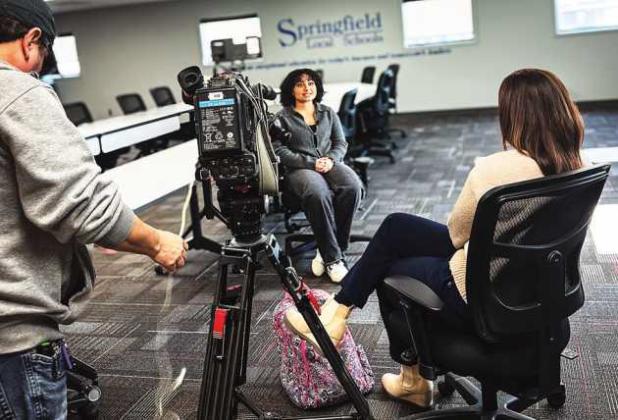 Kaveya Wertz with Amanda Fay, WTOL11 reporter.