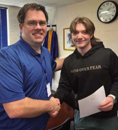 Travis Wade named Elks Student of the Year