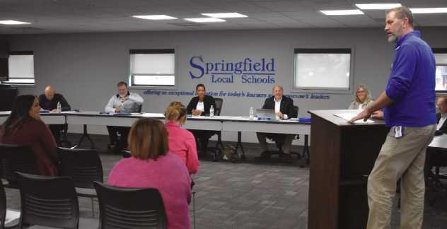 Springfield Local Schools hosts November board of education study session