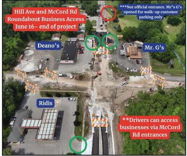 Update on Hill/McCord roundabout